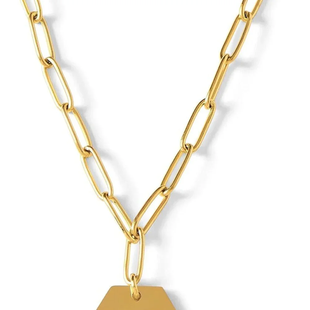 18K Gold Plated Phi Mu Necklace Sorority Jewelry Gift Women's 18 Inch